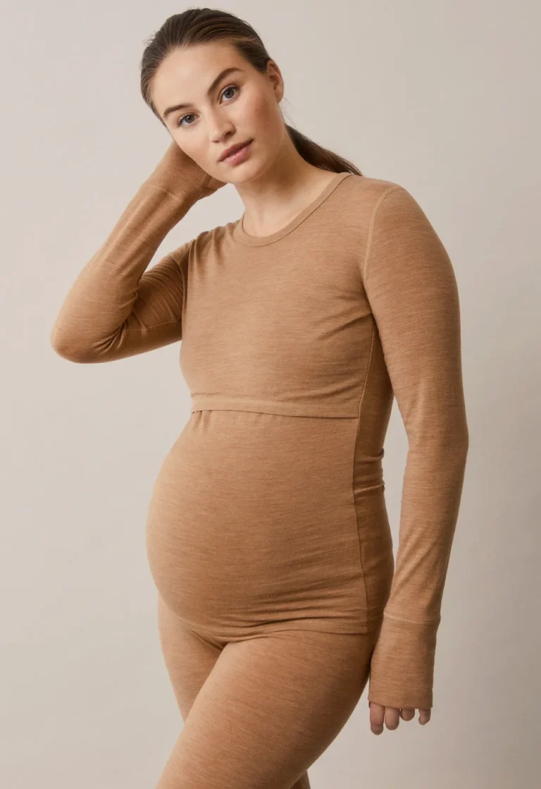 boob design Merino Wool Nursing Top