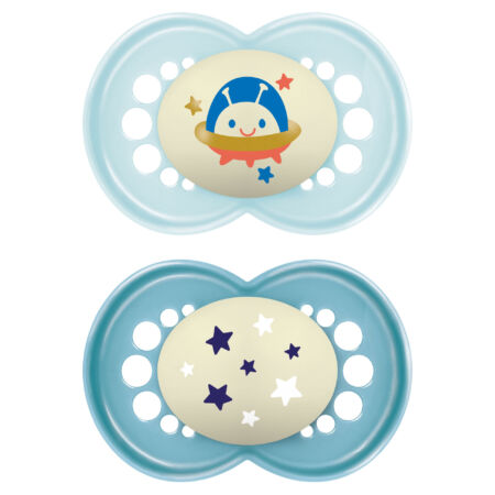 MAM Night Pacifier, 6+ Months, Boy