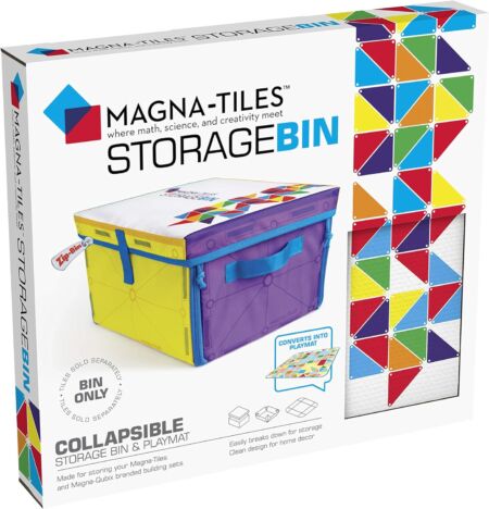 MAGNA-TILES Storage Bin & Interactive Play-Mat