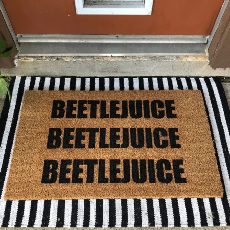 Ashleys Mats and More Beetlejuice Door Mat