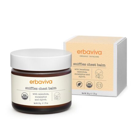 Erbaviva Sniffles Organic Chest Balm Motherly