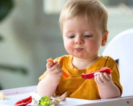 baby eating solid foods starting solids flavor window Motherly