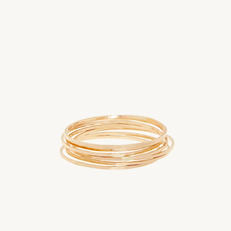 Catbird Threadbare Gold Stacking Ring