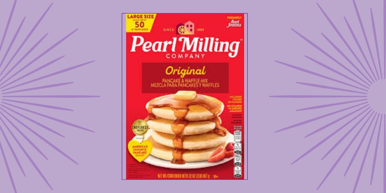 Pearl Milling Company pancake recall: An image of a Pearl Milling pancake mix box