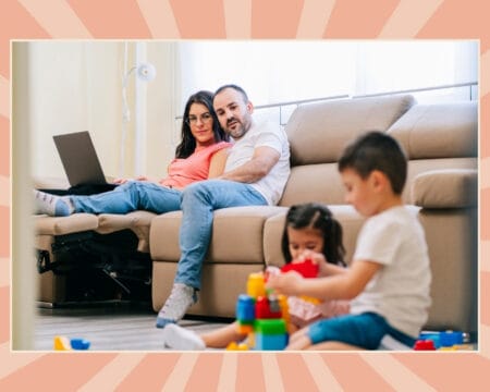 FAFO parenting - A family sitting together