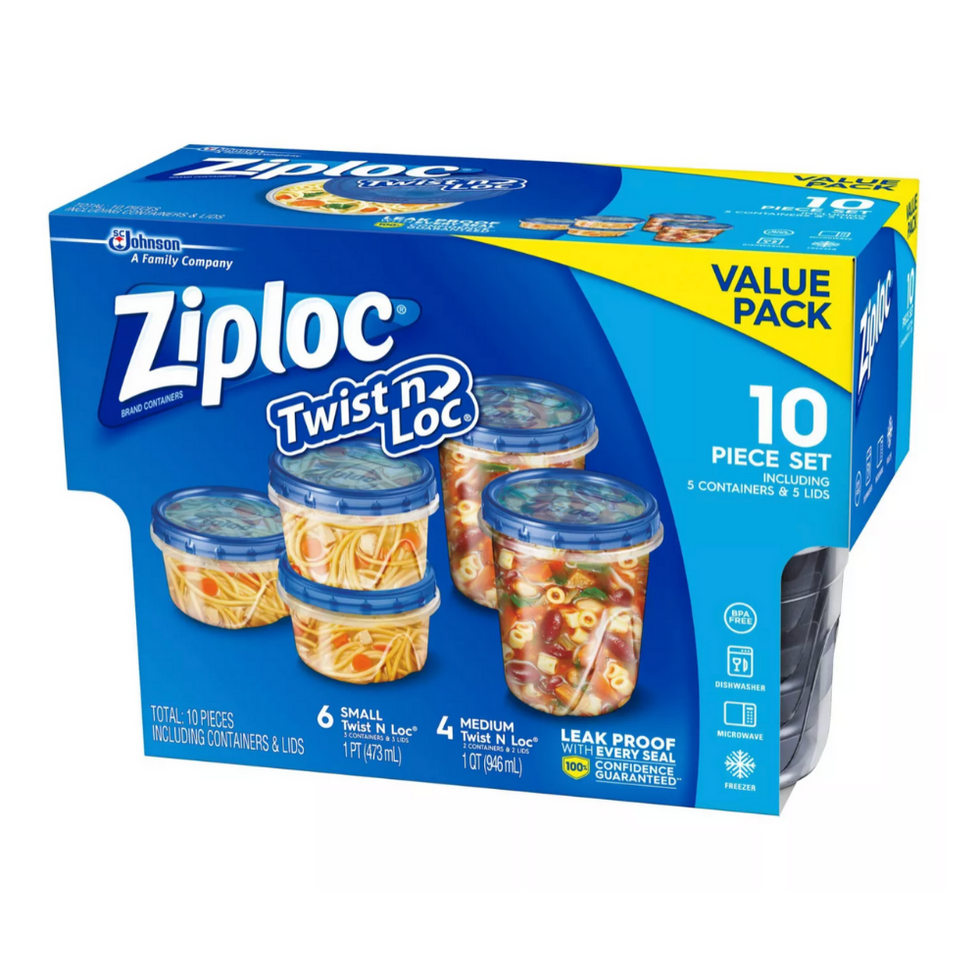 Ziploc Twist 'N Loc Container - 4oz