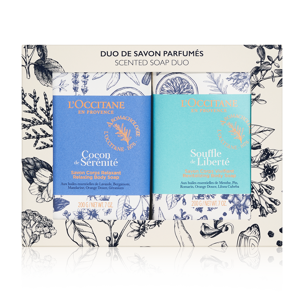 Lu2019Occitane scented soap duo