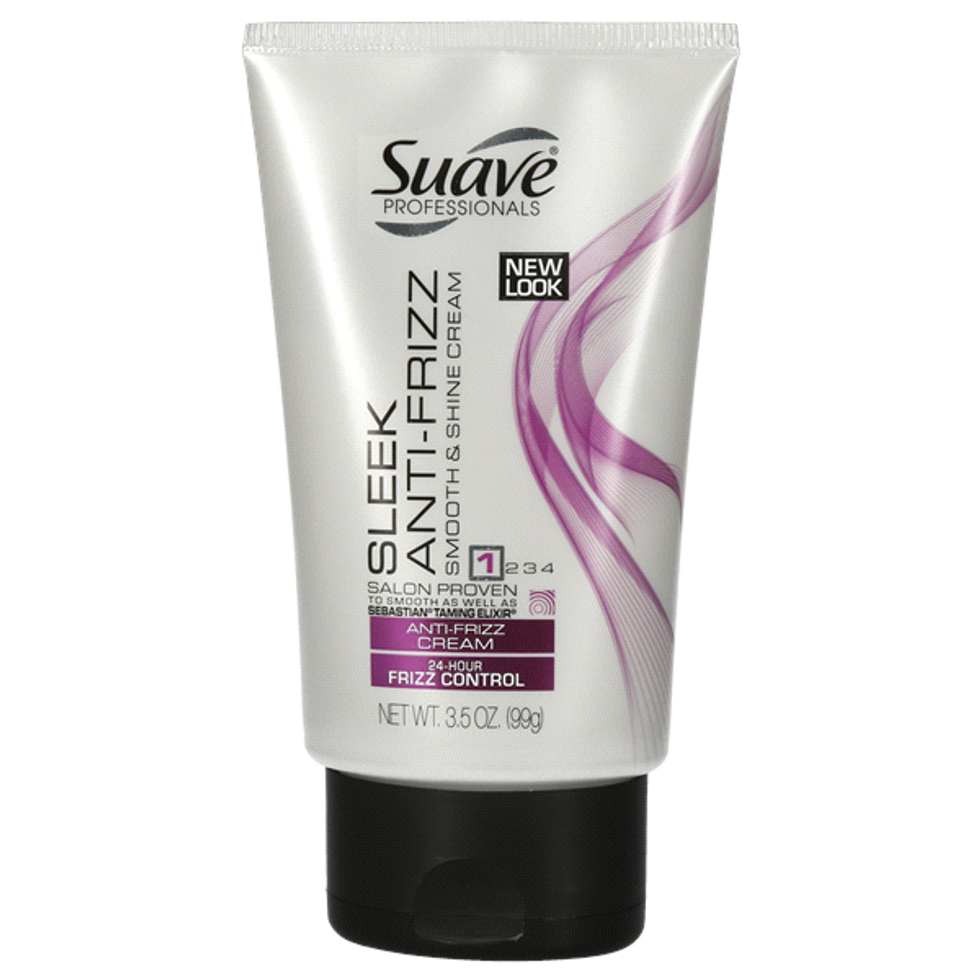 suave professionals sleek anti-frizz smooth & shine cream