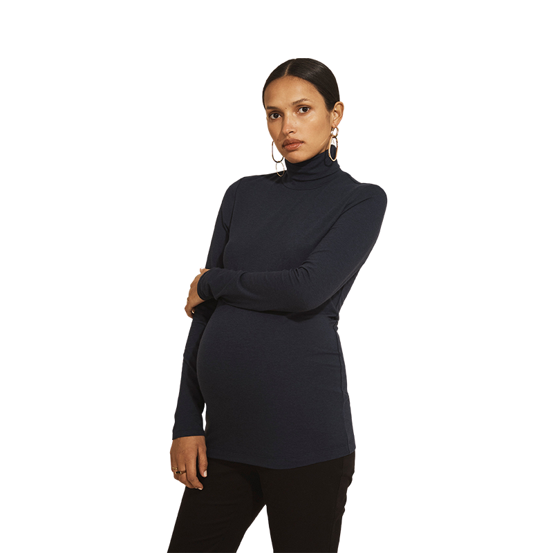 Tellus Mater kaya maternity turtleneck