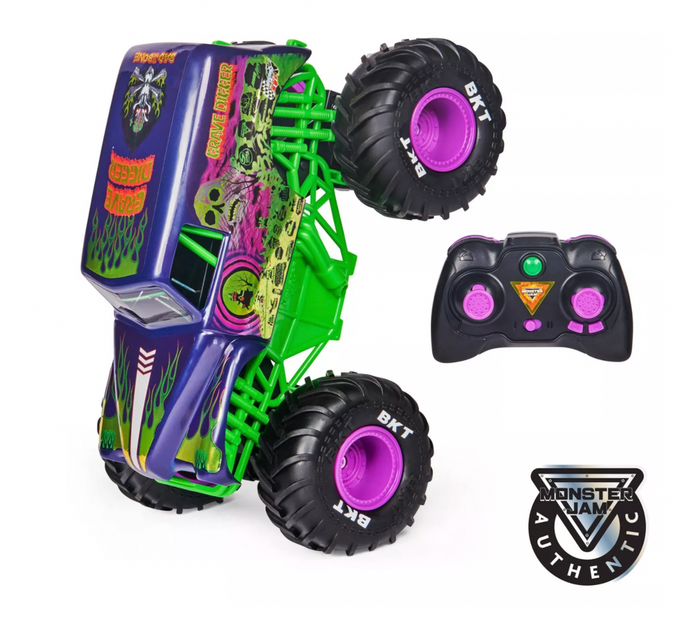 Monster Jam Boys' Grave Digger Monster Truck Shirt And Pants Pajama Set :  Target