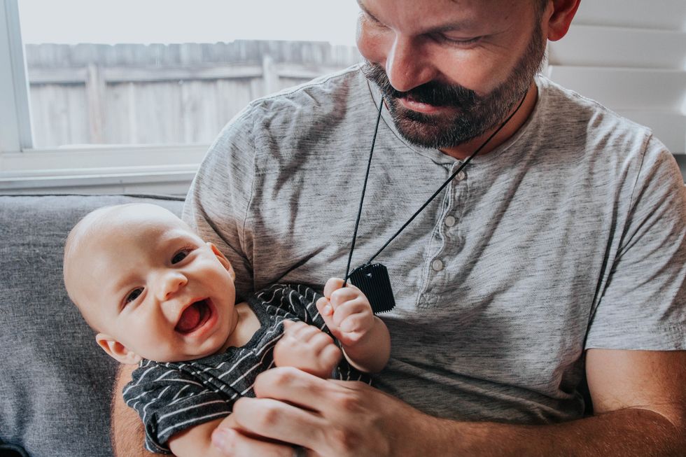 Teething necklace store for dad