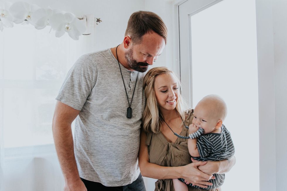 Teething necklace sale for dad