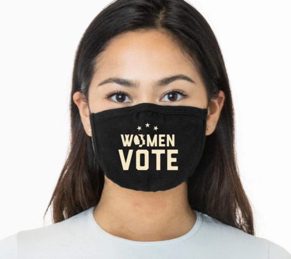 Women Vote face mask